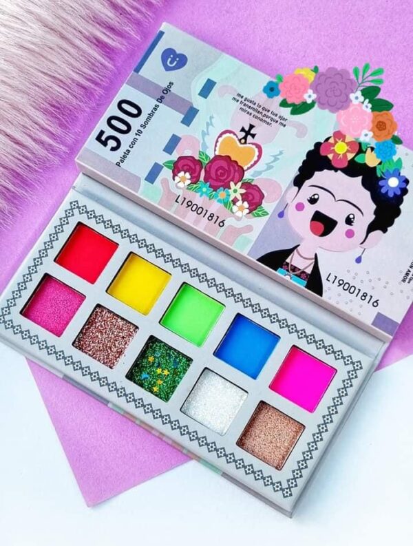 Paleta Frida y billete 25 Lupita Guillén Bolsas