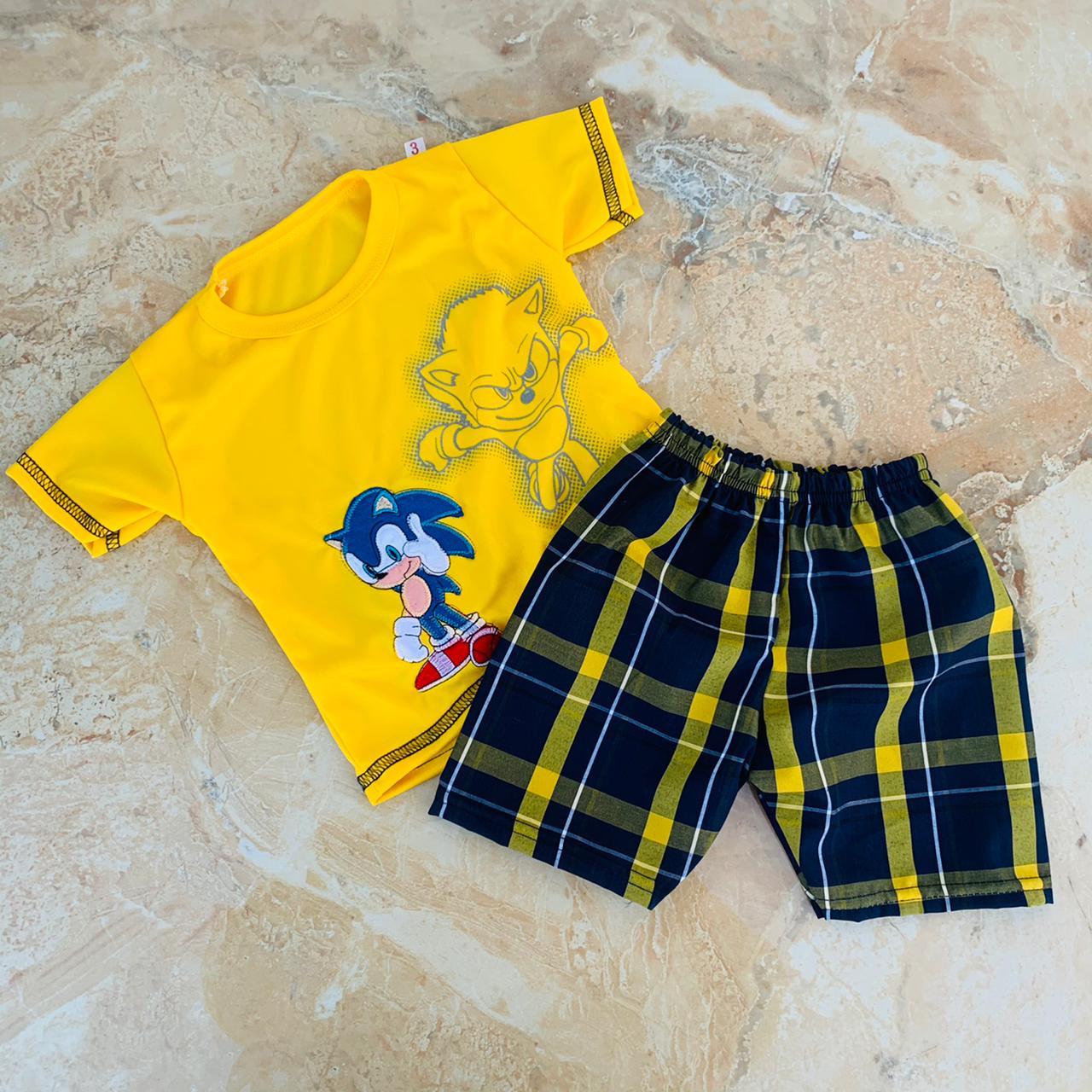 Dandelion-Conjunto De ropa Para niños Camisa con plumas+Shorts