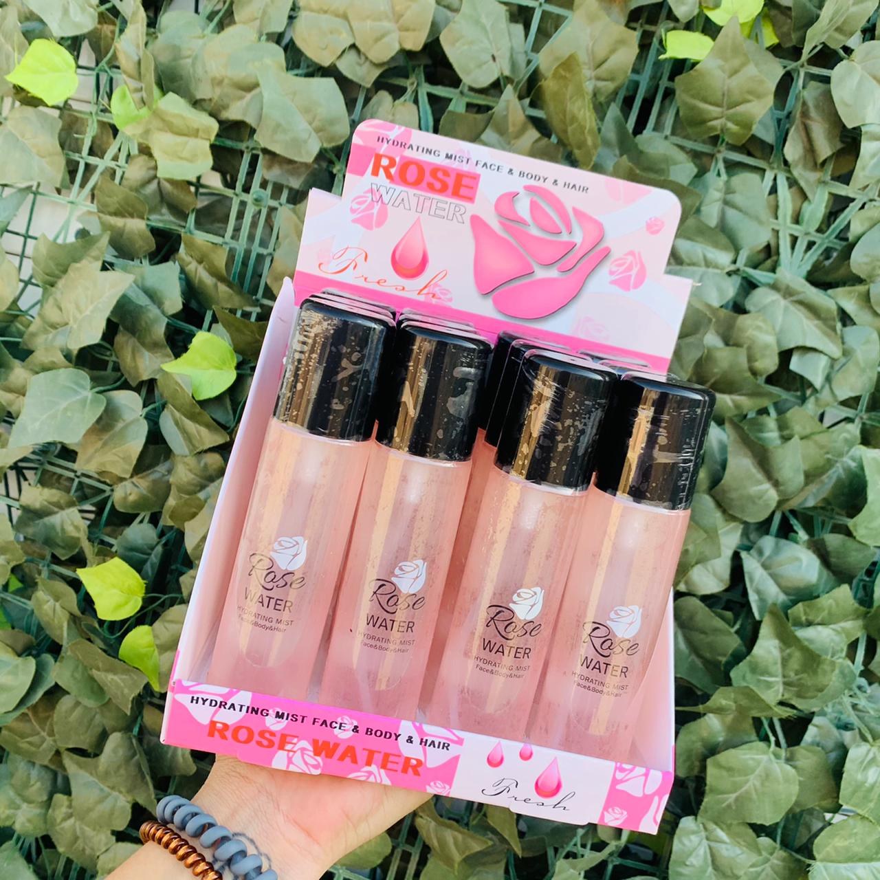 CAJA DE AGUA DE ROSAS $325 PIEZAS UNICAS