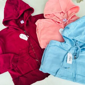 Sudadera de cierre dama  se envian colores surtidos$79