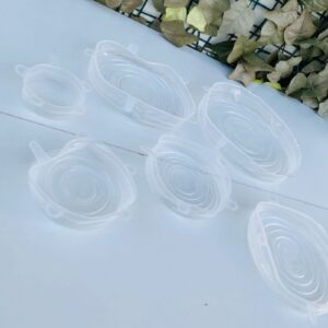 paquete de 6 tapas de silicon $20