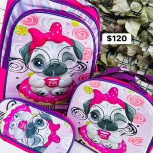 MOCHILA ESCOLAR TRIPLE CON LUZ