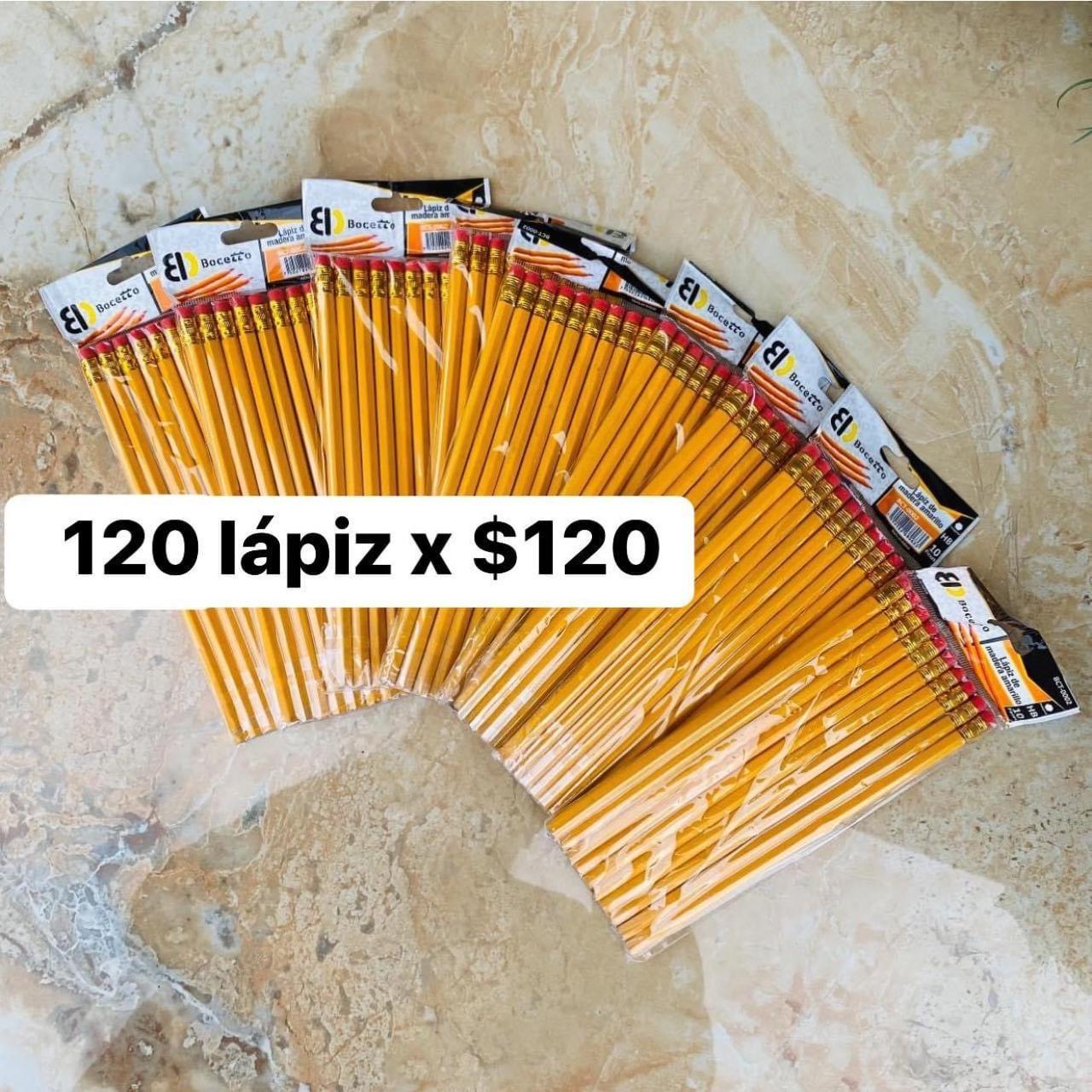 Paquete lápiz 120 piezas $120.00 - Imagen 3